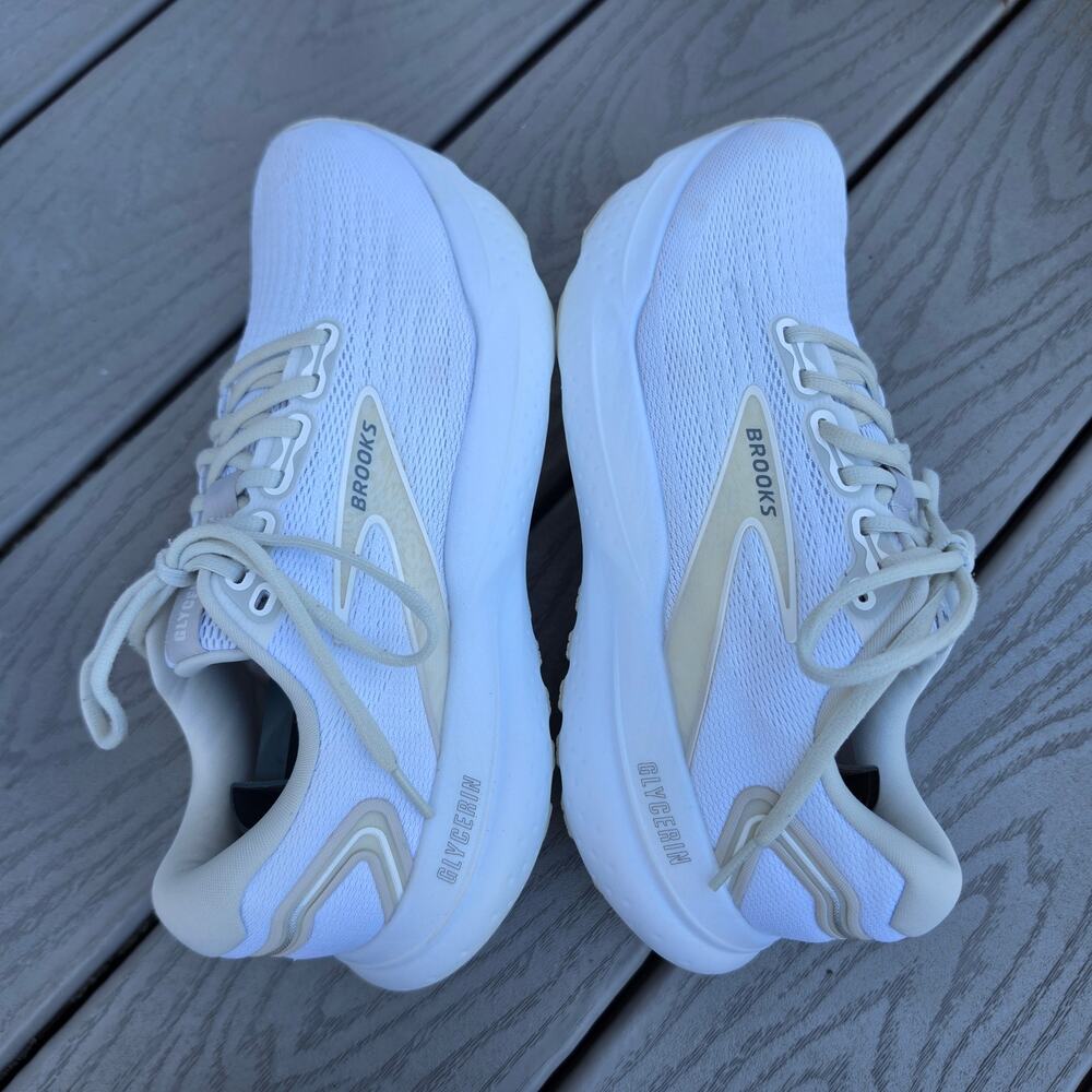 Brooks Women's Glycerin 21 Running Shoes White, Size 9.5 - Picture 3 of 6